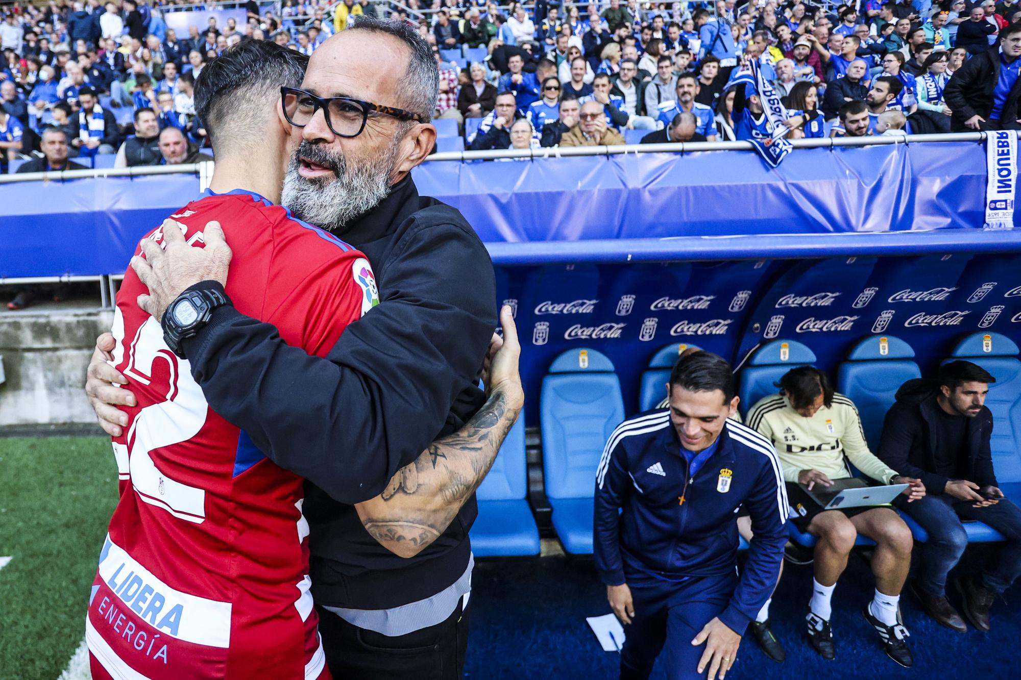 En imágenes: así fue el encuentro entre Real Oviedo y Granada en el Tartiere