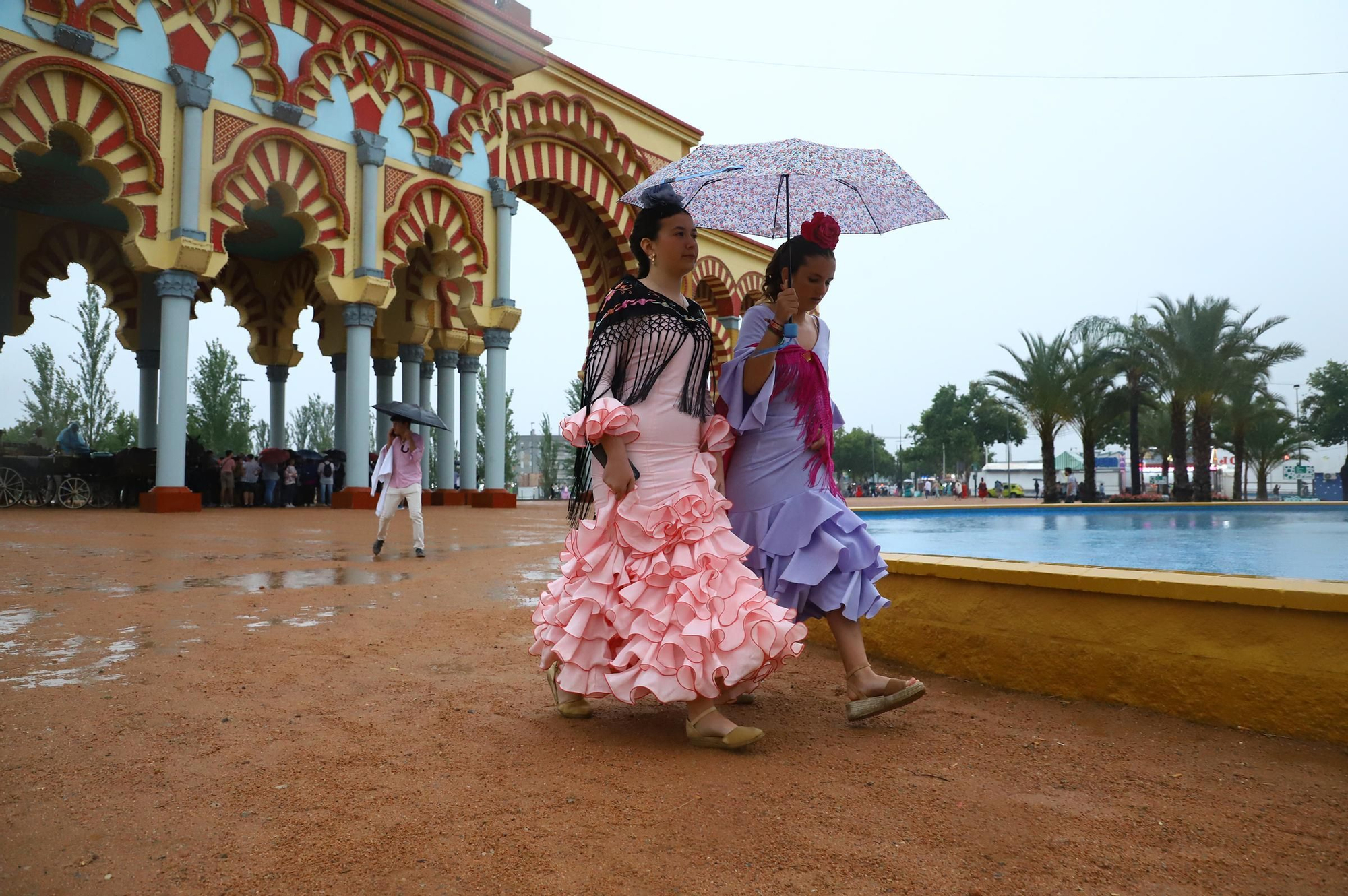El primer día de Feria marcado por la lluvia