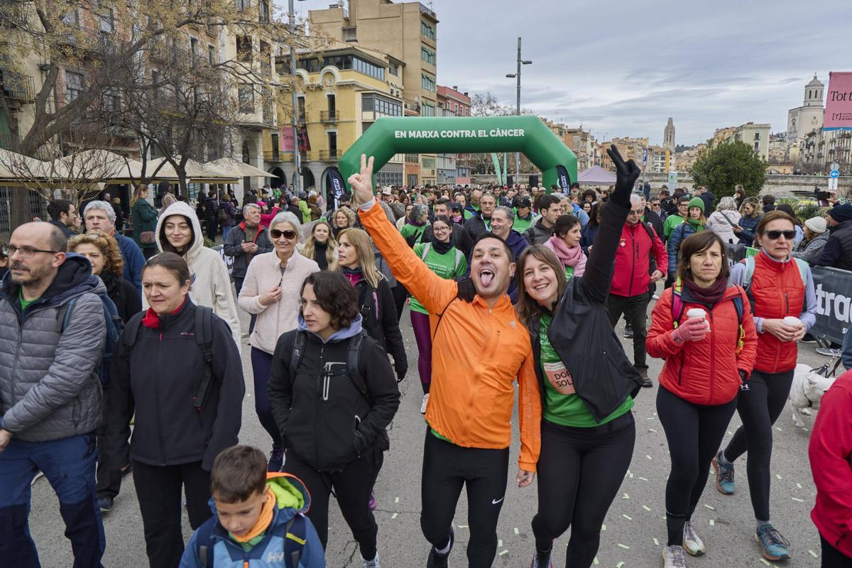 La XII Tradeinn Cursa Girona en Marxa Contra el Càncer en imatges