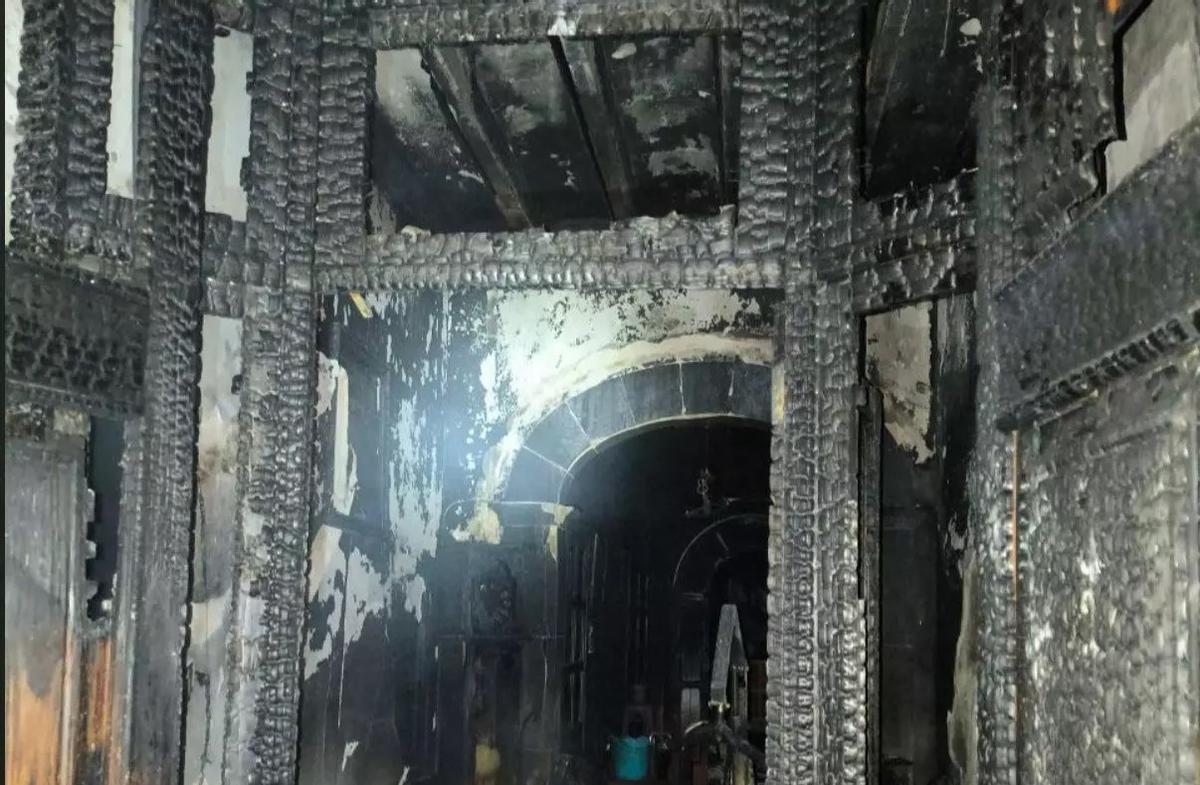 Der Brand in dem Einfamilienhaus in Llucmajor richtete schwere Schäden an.