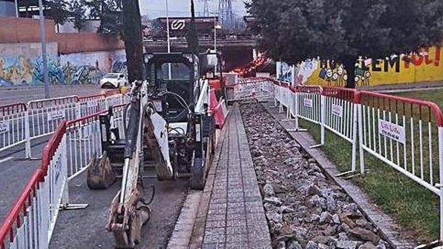 Les obres es fan per renovar la canalització d&#039;aigua potable