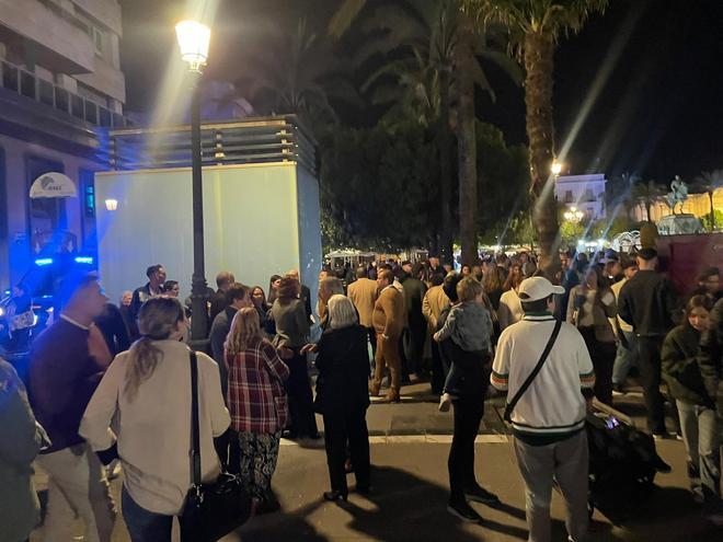 FOTOGALERÍA | Amenaza de bomba en un parking de Jerez de la Frontera