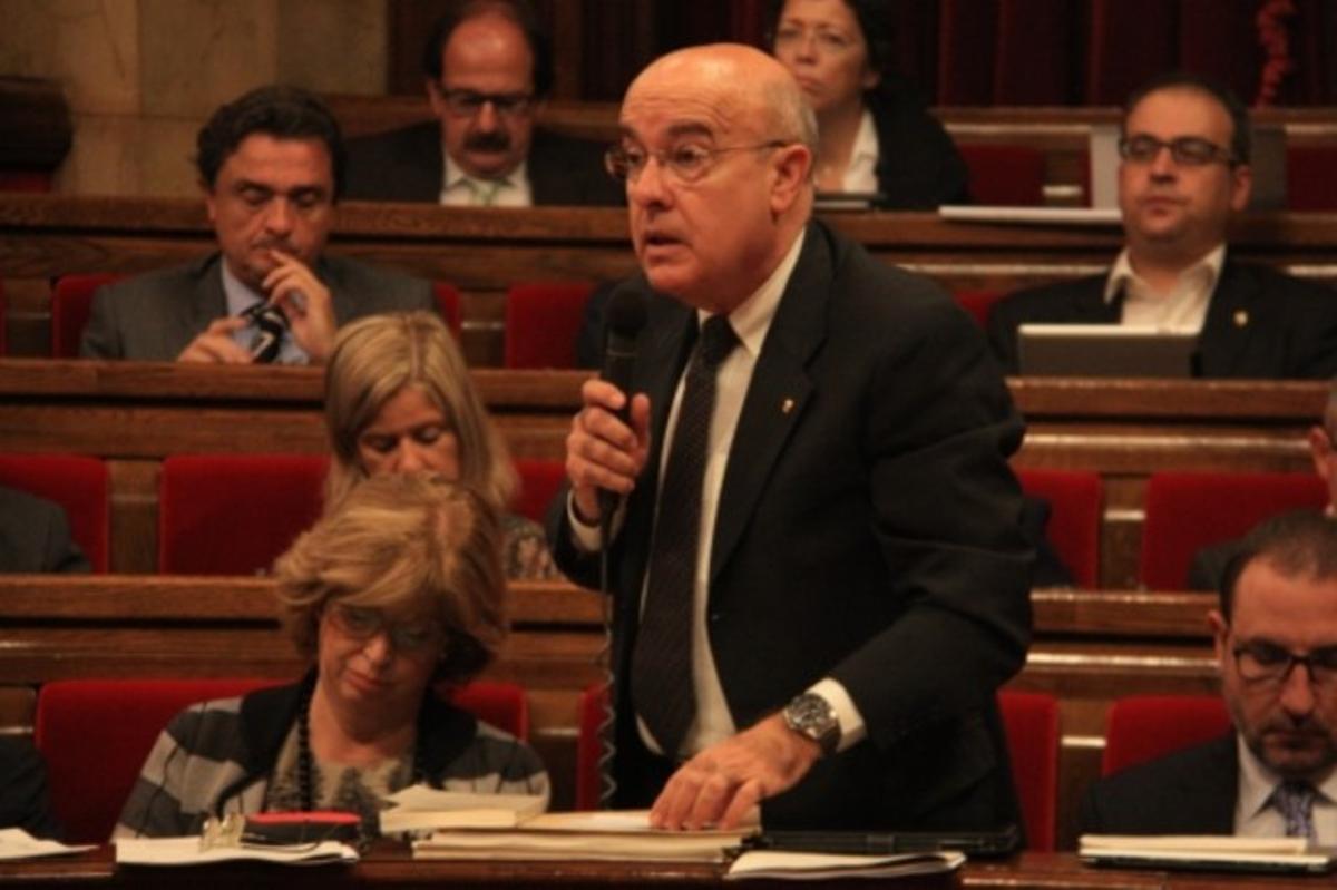 Boi Ruiz en el ple del Parlament
