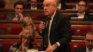 Boi Ruiz en el pleno del Parlament