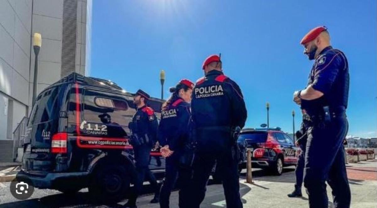 Agentes de la Policía Canaria en una imagen de archivo