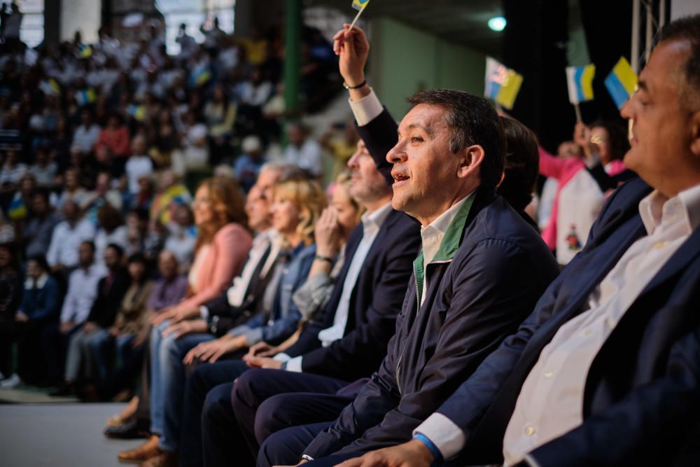 Acto electoral de CC-PNC de Fernando Clavojo