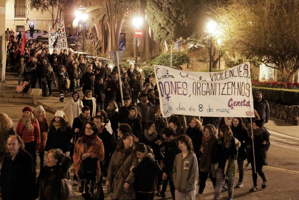 Manifestación por el Día de la Mujer Trabajadora en Palma