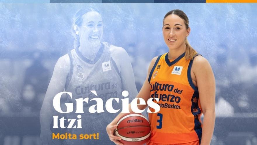 Agradecimiento del Valencia Basket a Itzi Germán