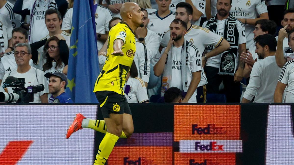 Real Madrid - Borussia Dortmund: El gol de Donyell Malen