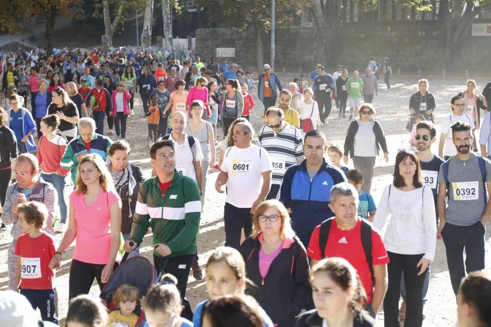 Alrededor de 3.000 personas participaron en la mañana del domingo en la marcha solidaria de 9 kilómetros de Aspanaex.