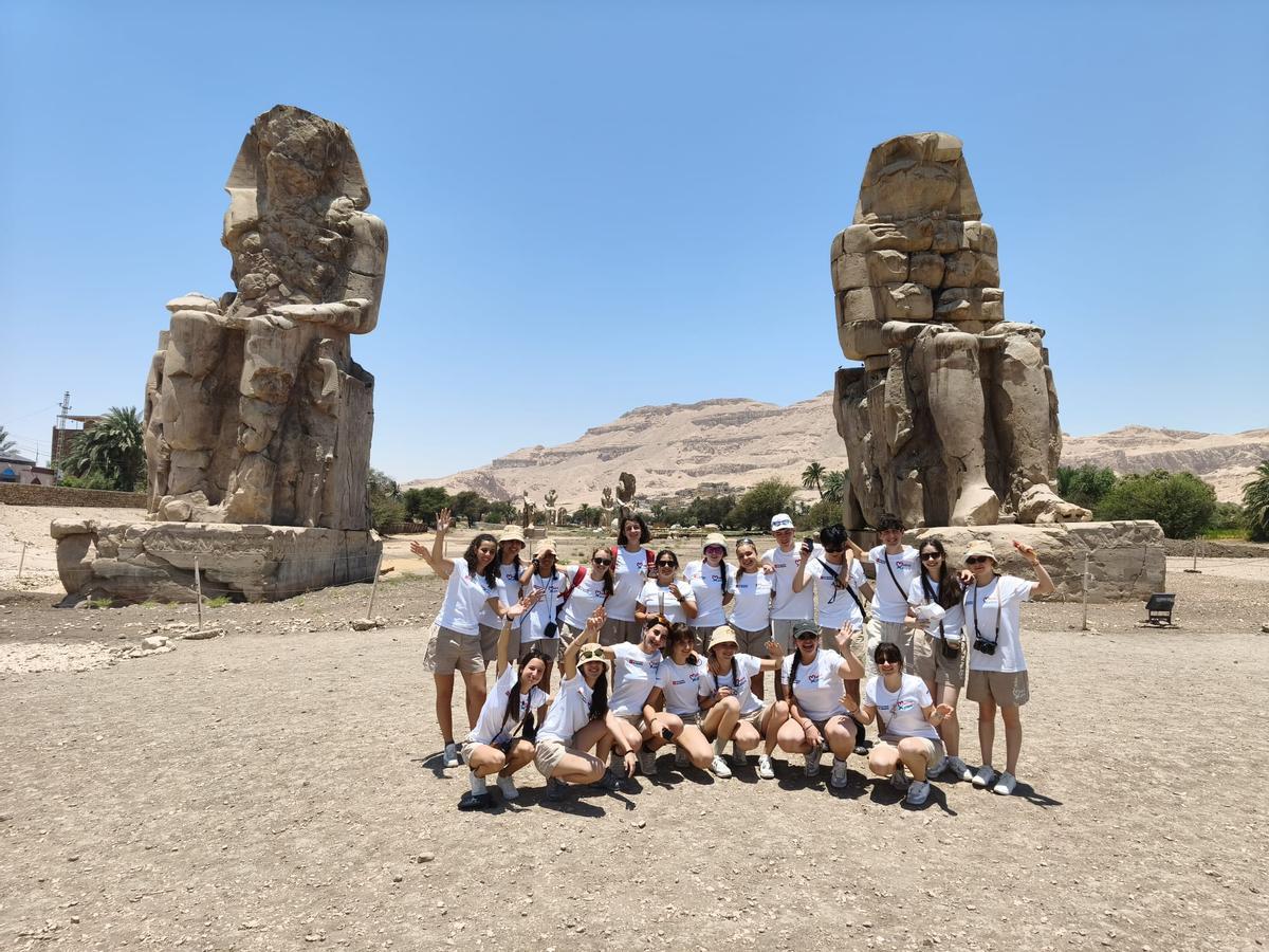 Los exploradores de Madrid Xplora, en Egipto.