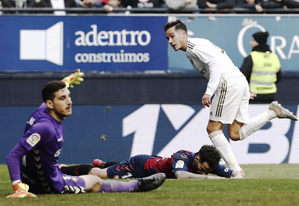 Las mejores imágenes del Osasuna - Real Madrid.