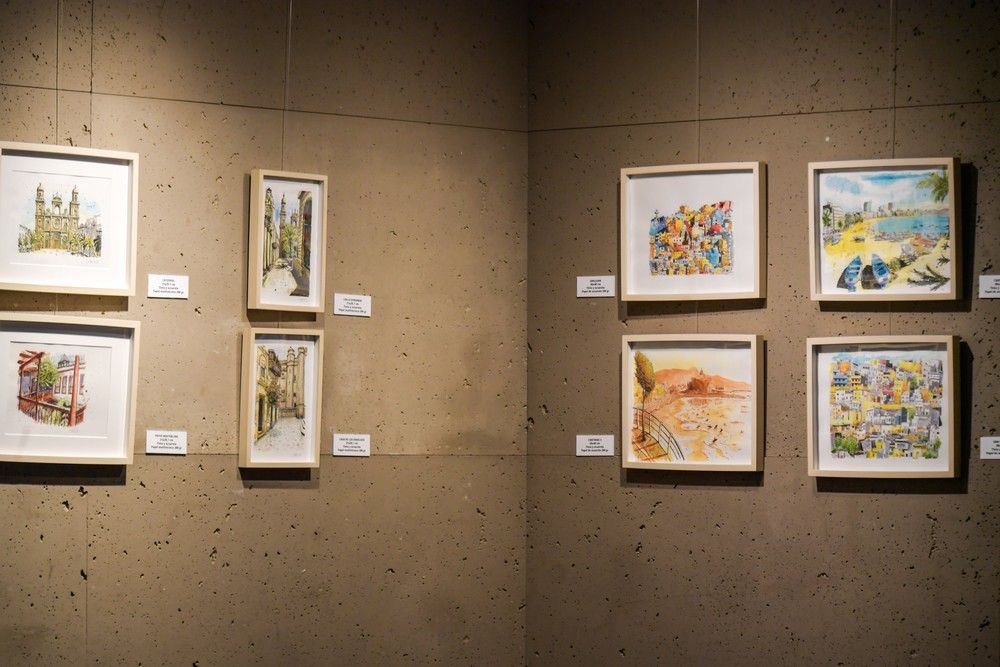 Exposición de ilustraciones de Las Palmas de Gran Canaria
