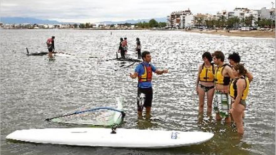 Un moment de les activitats programades per a la Festa del Mar, contextualitzades com a activitats d&#039;estiu.