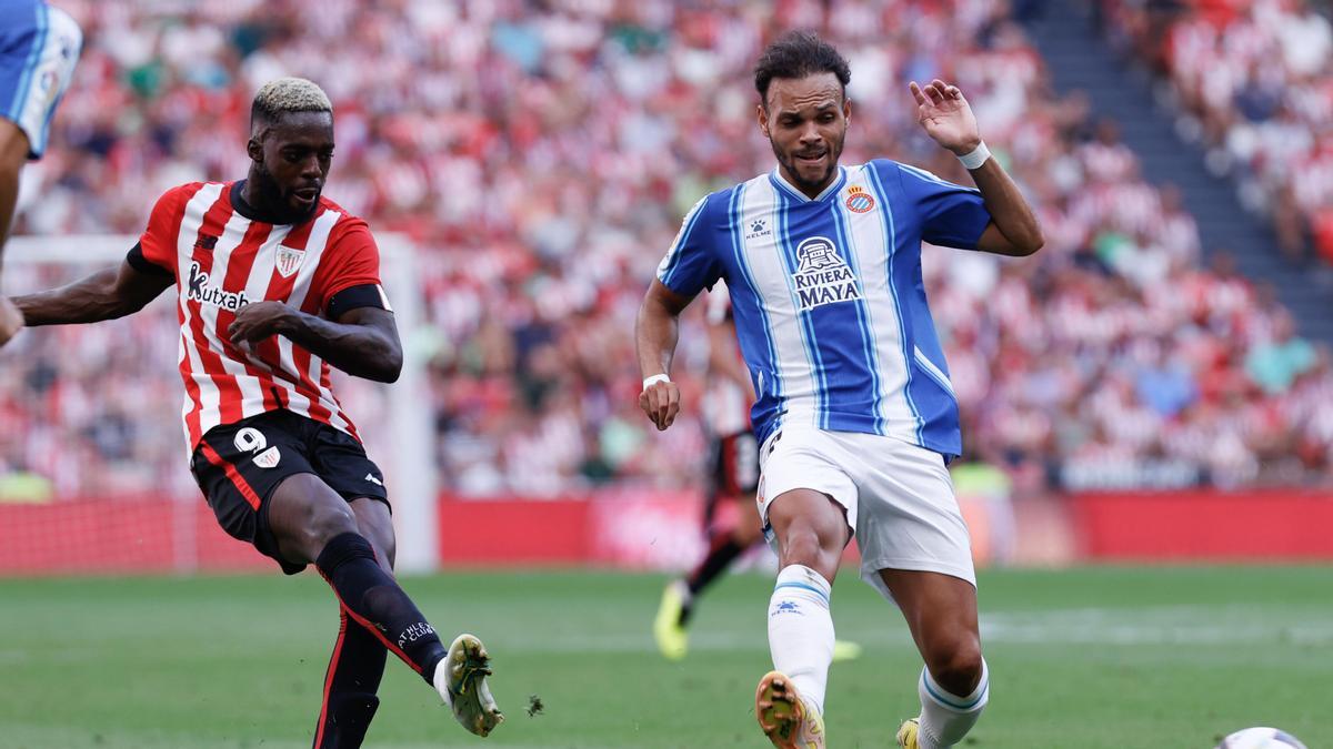 Braithwaite da la victoria al Espanyol en San Mamés.