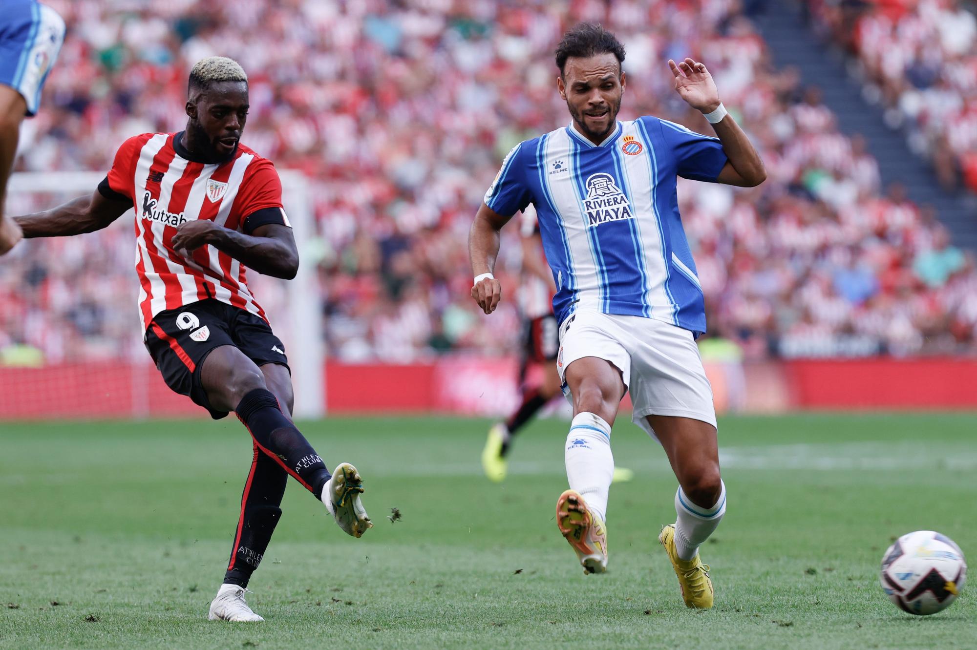 0-1. Braithwaite da la victoria al Espanyol en San Mamés