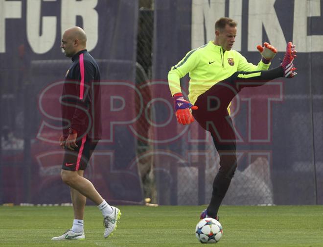 El Barça prepara el partido contra el PSG casi al completo