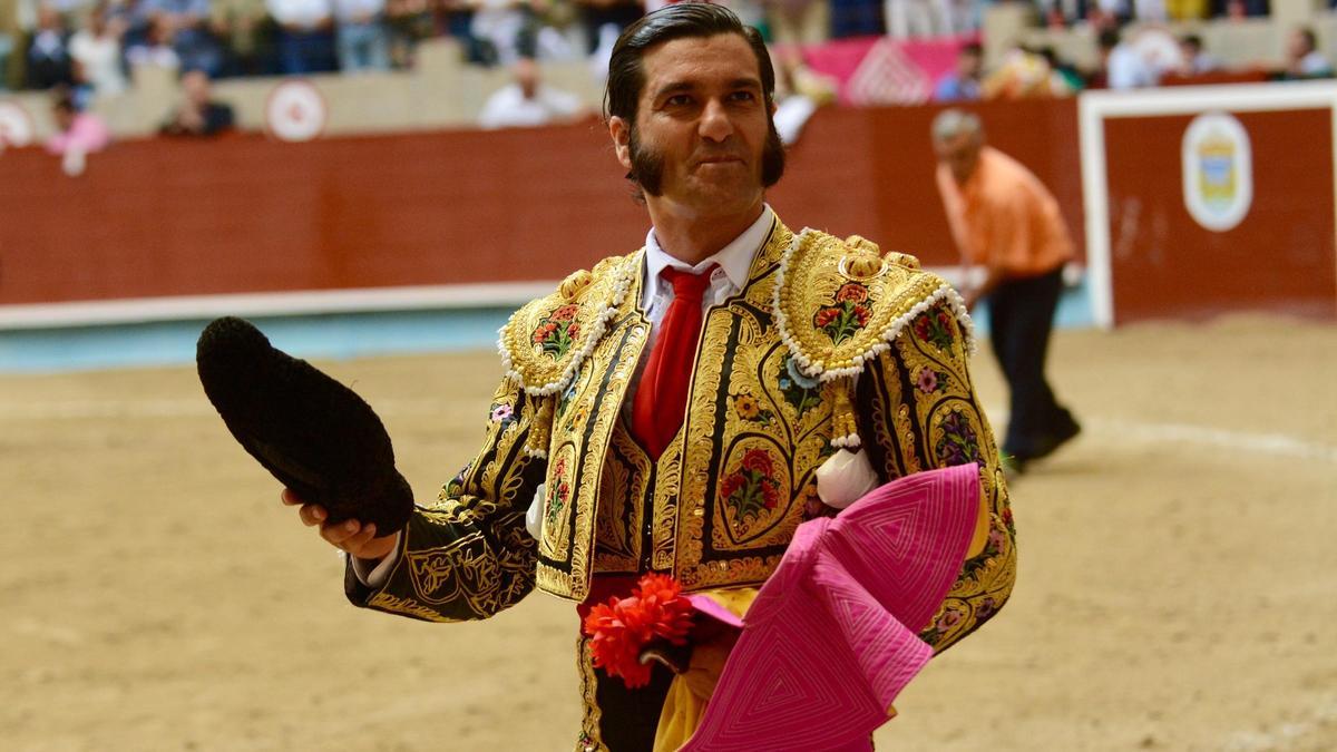 Morante de la Puebla, en 2018 en la plaza de toros de Pontevedra.