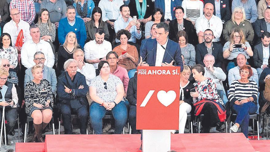 Pedro Sánchez apoyará a Marco y Simó acompañado de un ministro