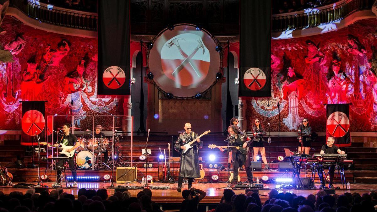 El concert del grup tribut Echoes of Pink Floyd al Palau de la Música de Barcelona.