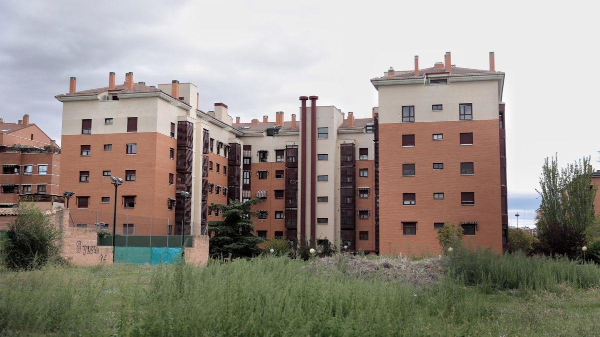 Bloque de edificios en el municipio de Murcia.