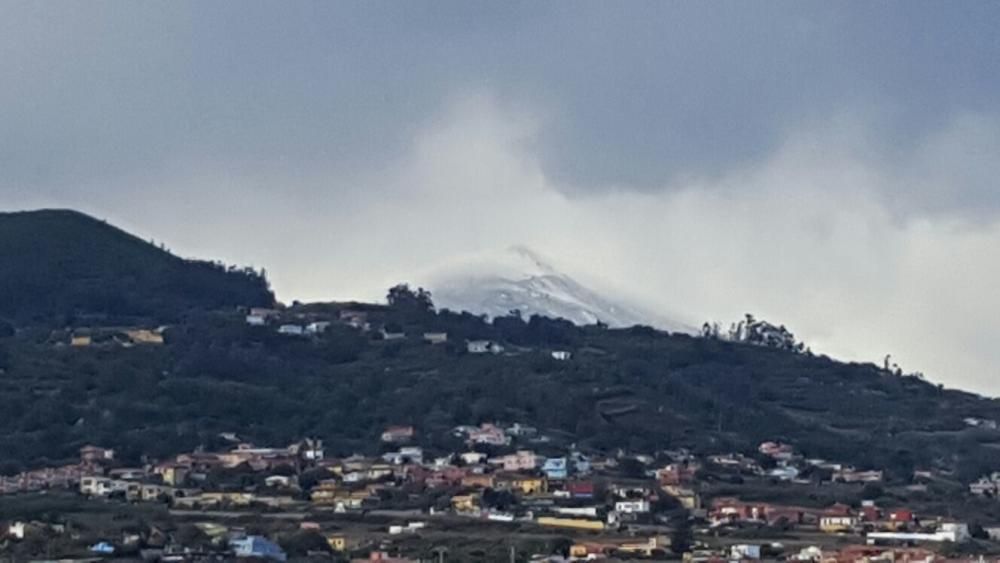 Nieve en el Teide