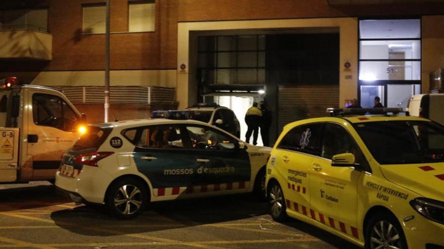 Pla general del dispositiu policial a Terrassa