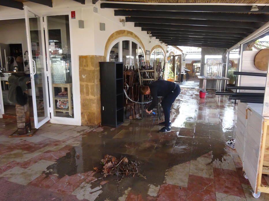 Temporal lluvias: más de 300 desalojados en Xàbia