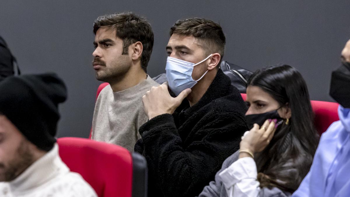 Abdón Prats y Antono Raíllo, otros dos de los futbolistas que acompañaron a Luis García.