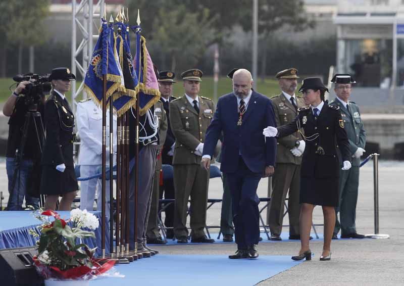 Celebración del día de la Policía Nacional en València