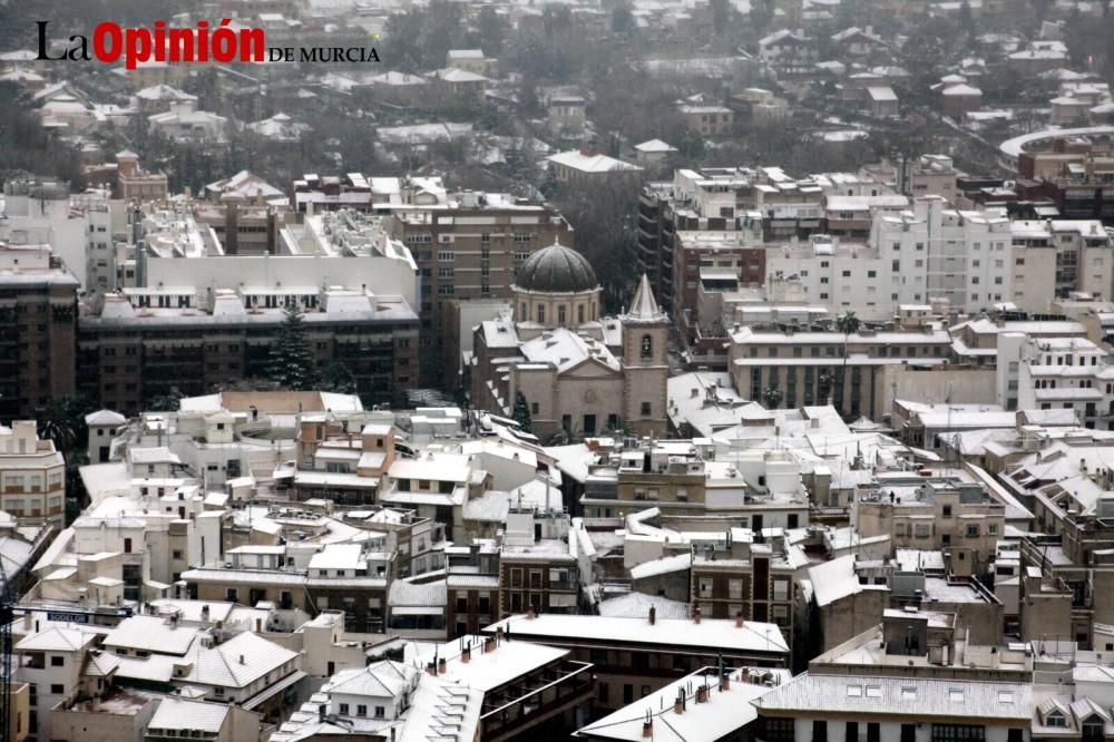 Gran nevada en Lorca