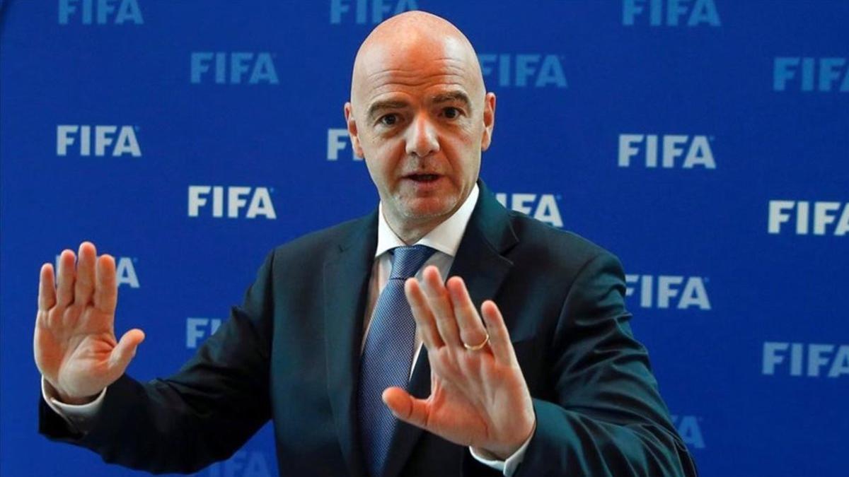 Infantino dio positivo por coronavirus.