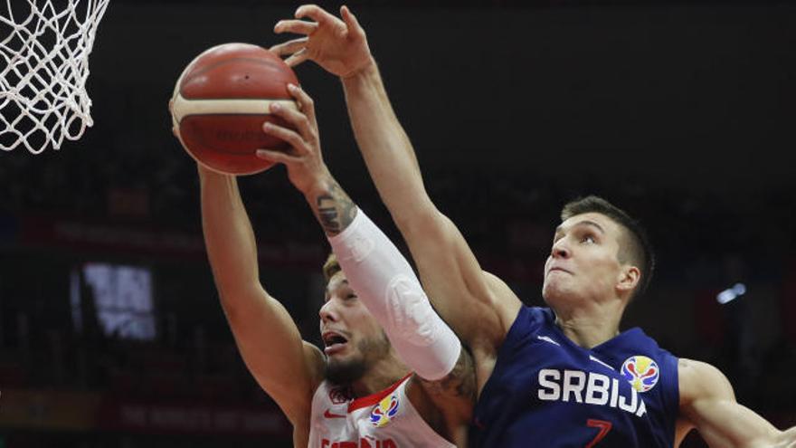 Bogdan Bogdanovic, en el choque ante España.