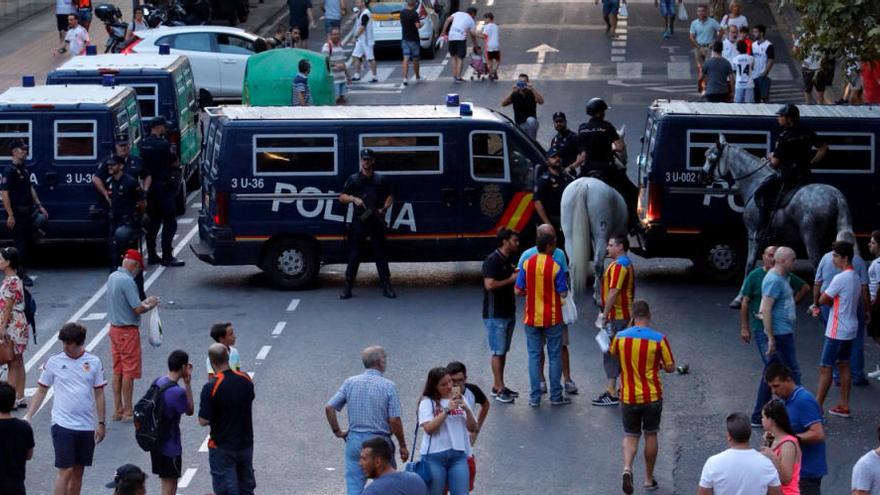 Mestalla refuerza su seguridad