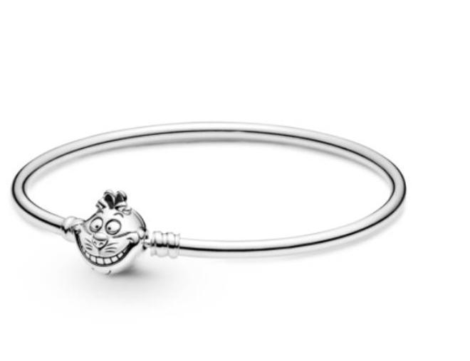 Pulsera Pandora Moments en plata de ley cierre Gato de Chesire de Alicia en el País de las Maravillas de Disney