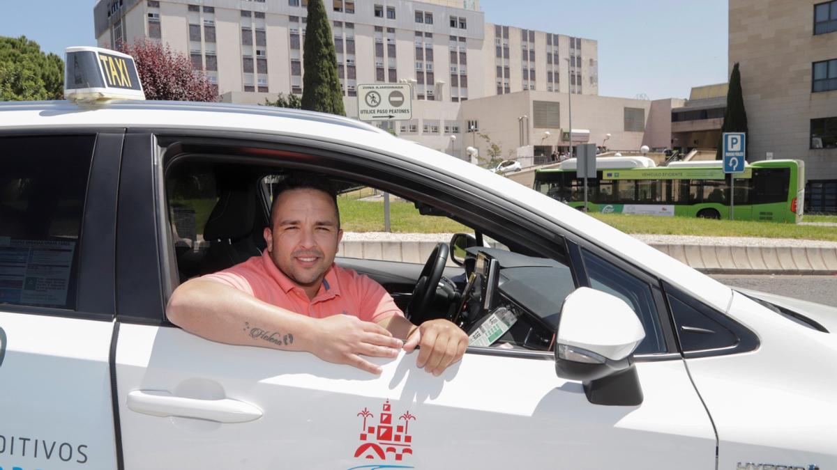 El taxista Manuel Alberto Graciano.