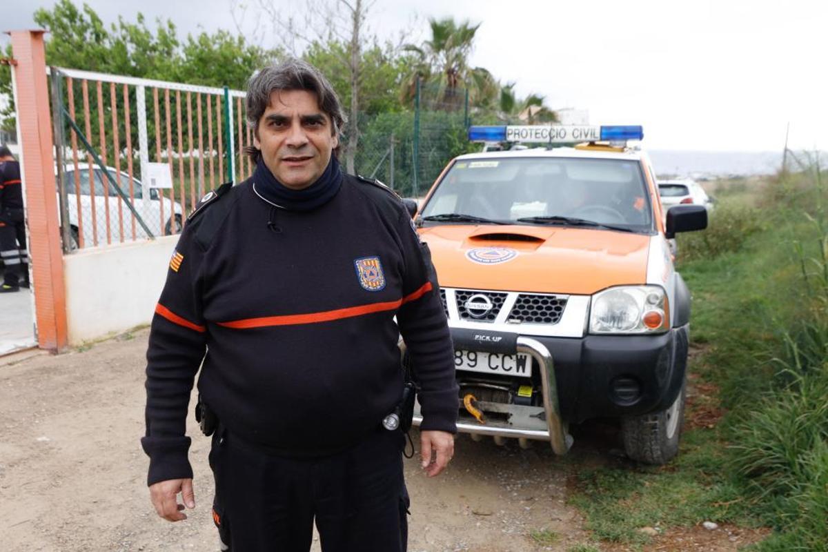 Domingo López, Jefe de la Agrupación de Protección Civil de Sant Antoni