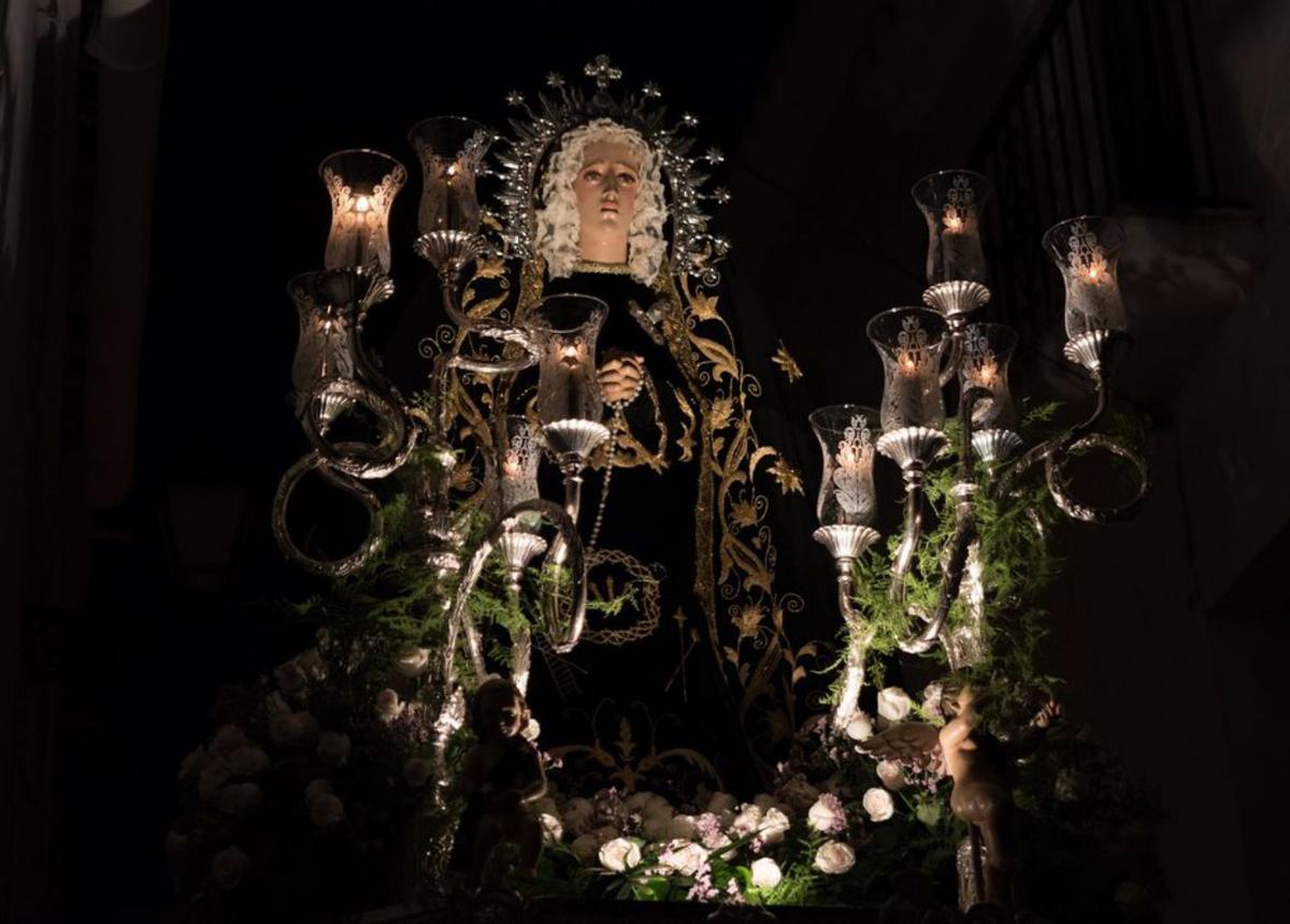 Virgen de la Soledad, de Frigiliana. | L.O.