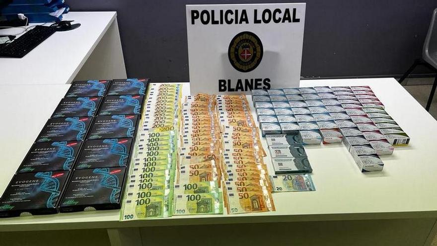 Enxampen a Blanes dos traficants carregats d&#039;anabolitzants i amb uns 7.000 euros