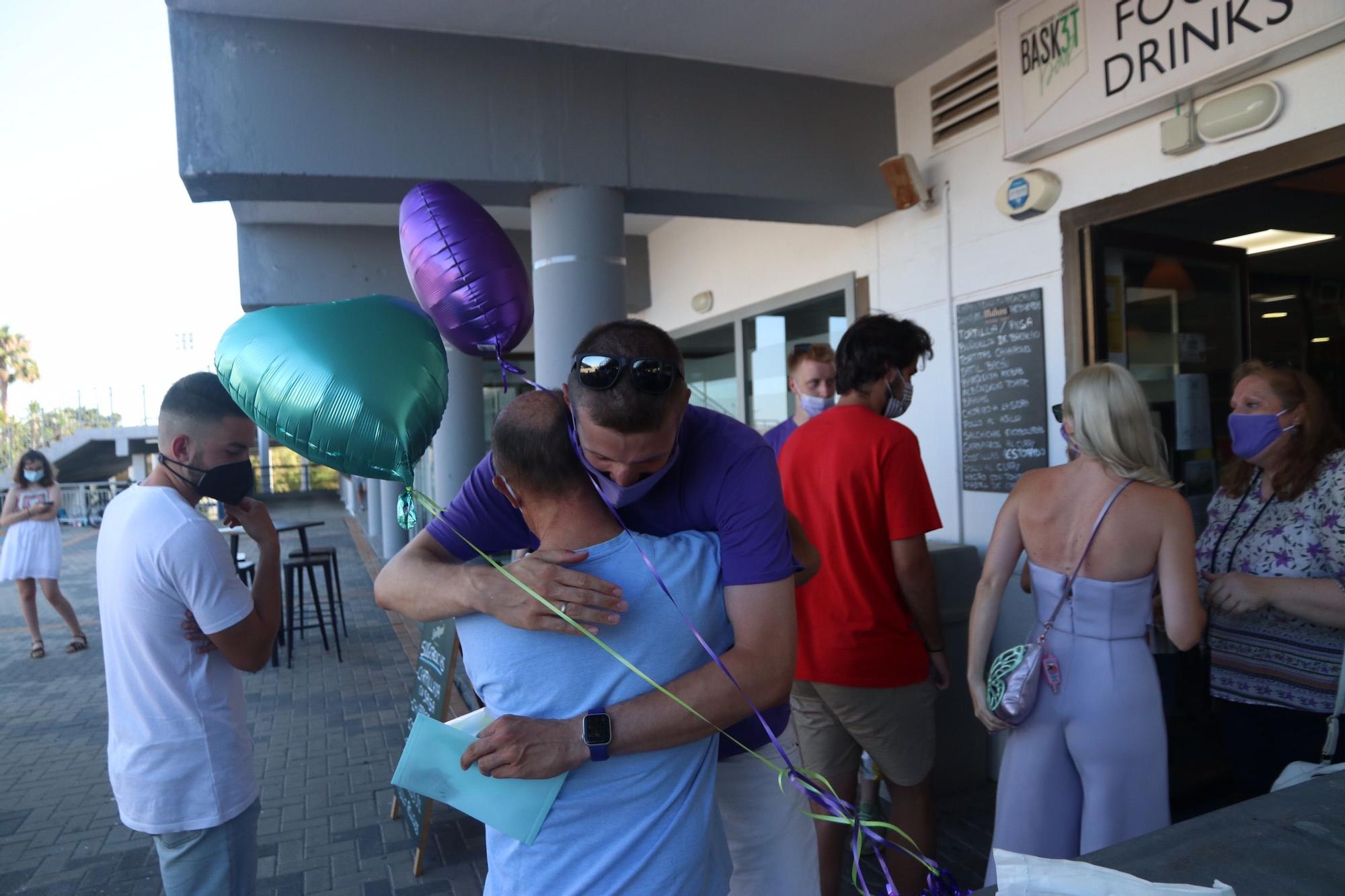 Waczynski se despide de la afición del Unicaja