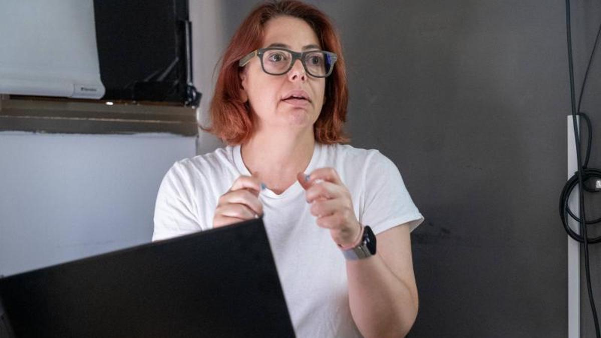 Odet Abadía en el curso del CEF