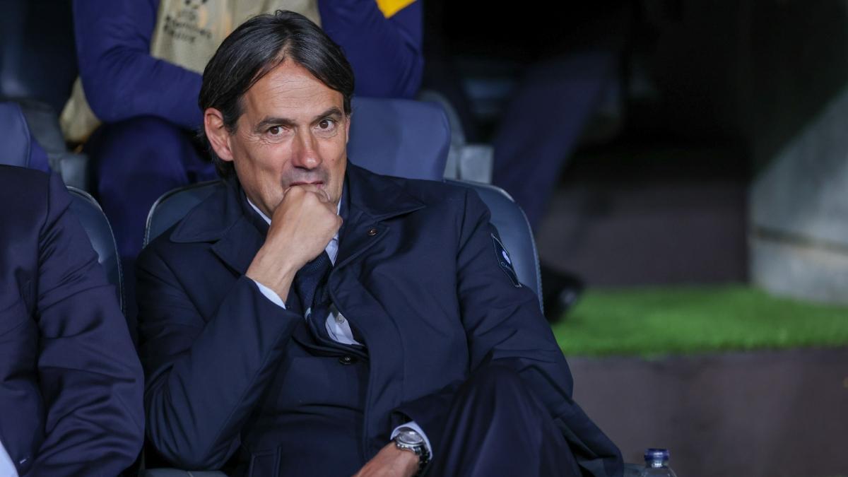 Inzaghi, pensativo en Montjuïc