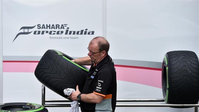 Los neumáticos Pirelli y el color rosa en Force India, protagonistas