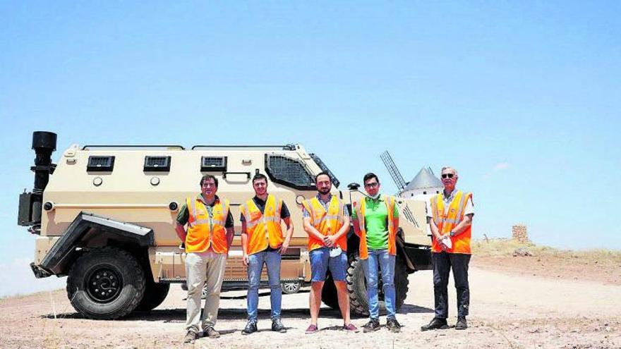 Uno de los trabajos de estabilidad dinámica de vehículos en los que ha intervenido la empresa.