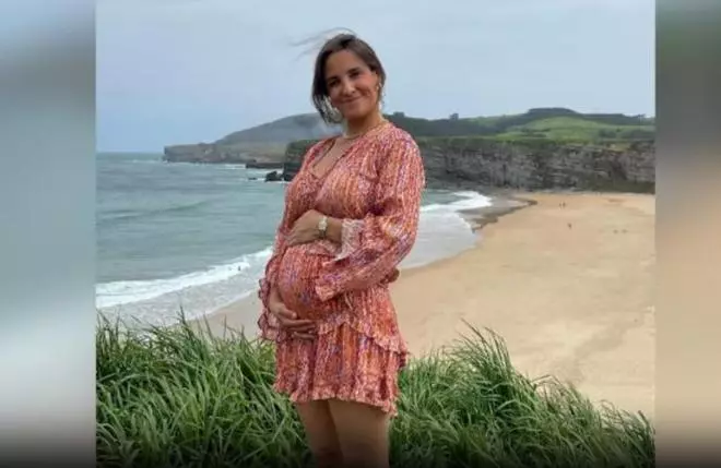 Marta Pombo, radiante en Cantabria en su 15 semana de embarazo