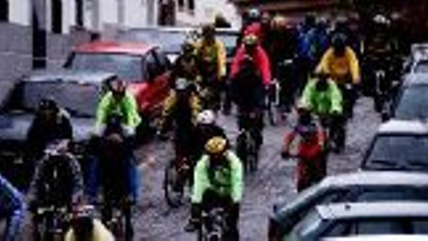 Marcha de bicicleta de montaña en El Cuartillo