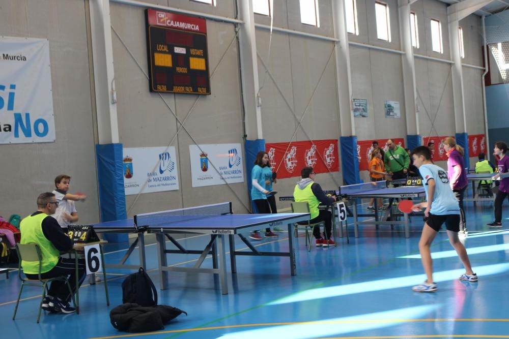 Final de tenis de mesa de Deporte en Edad Escolar