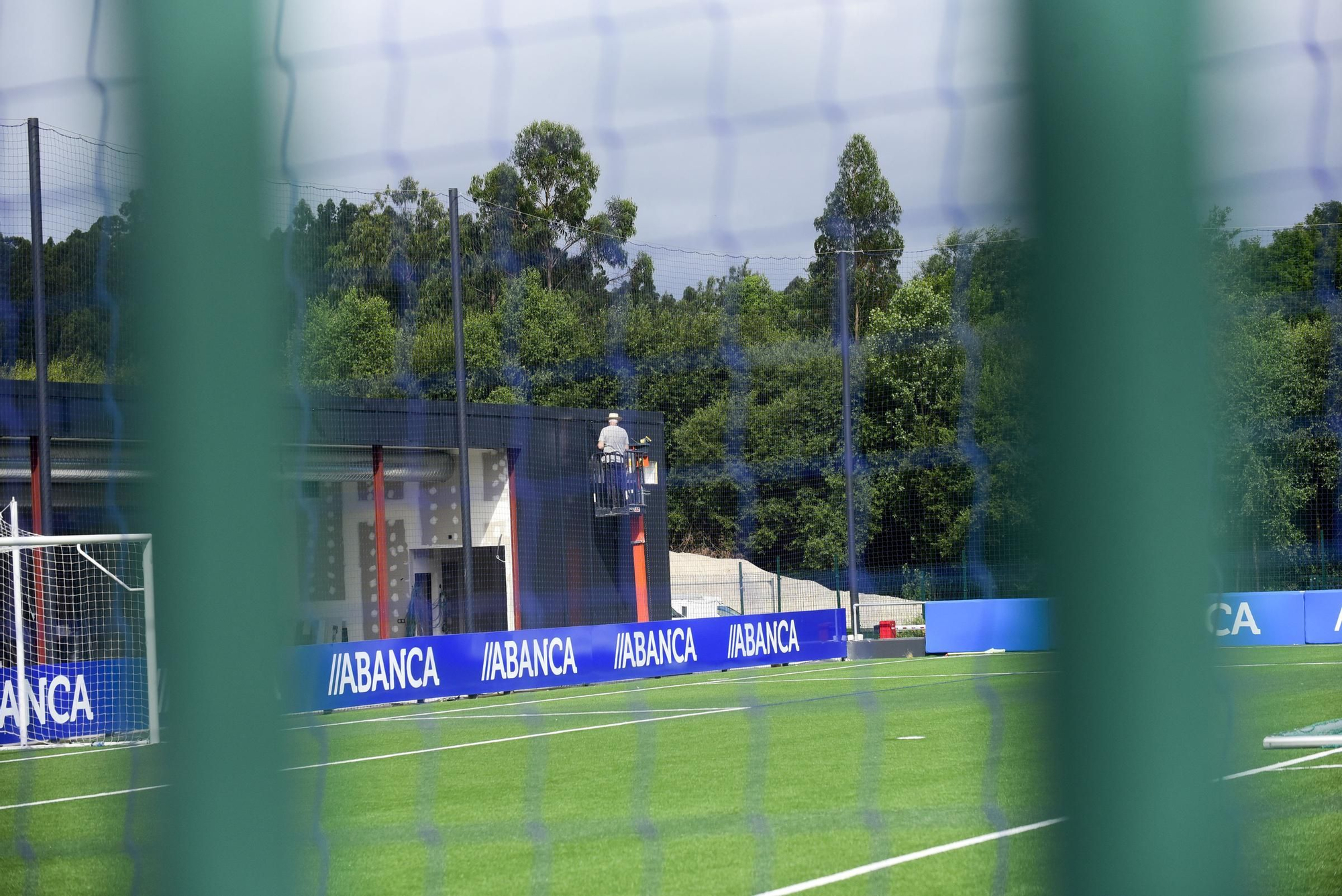 Así avanzan las obras de la Ciudad Deportiva de Abegondo