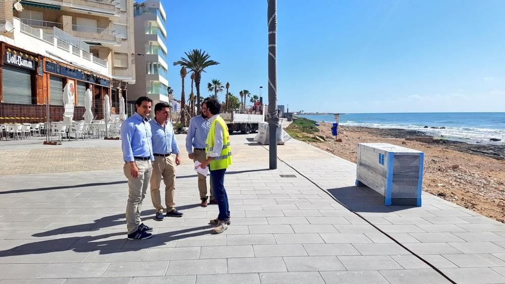 El aspecto de la renovación es similar a los paseos de Juan Aparicio y de la playa del Cura y ha costado un millón de euros