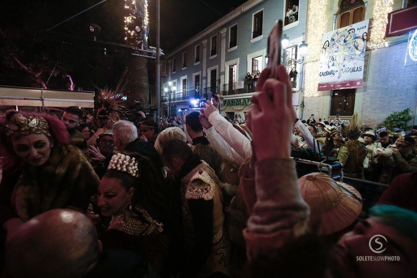 Suelta de la Mussona en el Carnaval de Águilas